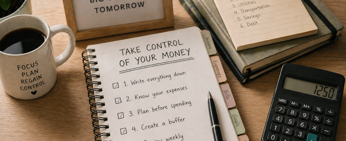 How to Organize Finances When Money Is Tight (Step-by-Step)
